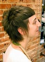 cieniowane fryzury krótkie - uczesanie damskie z włosów krótkich cieniowanych zdjęcie numer 147B